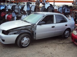 2001 TOYOTA COROLLA CE, 1.8L AUTO 3SPD, COLOR SILVER, STK Z15885